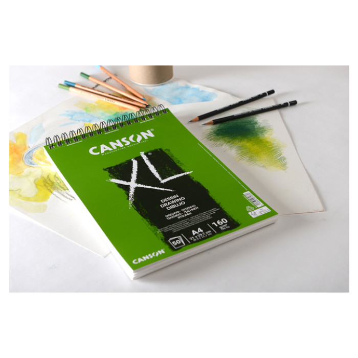 Tekenblok Canson XL Dessin A3 160gram spiraal 50 vel