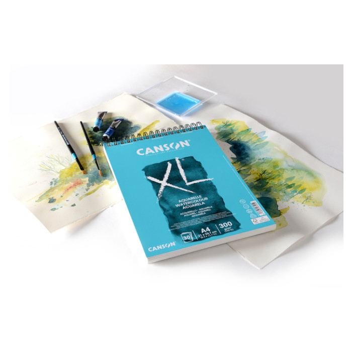 Aquarelblok Canson XL A3 30v 300gr spiraal