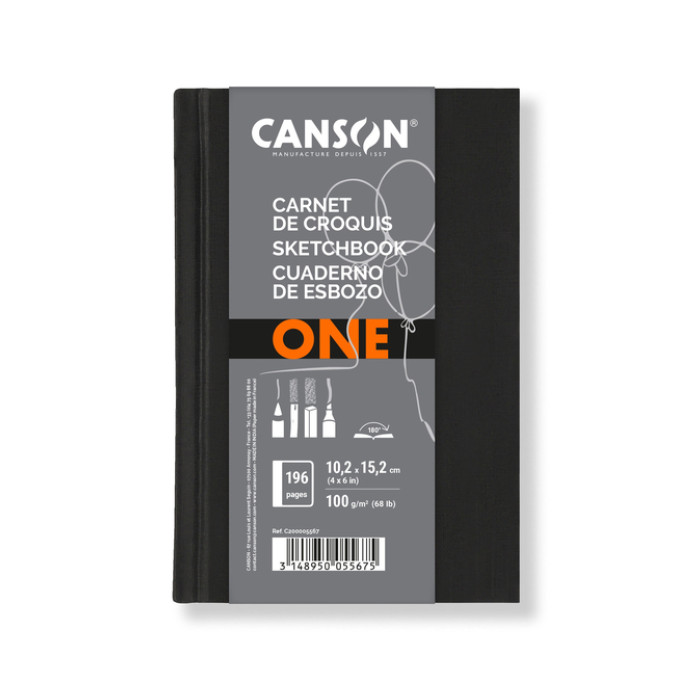 Tekenboek Canson Art Dummy 102x152mm 100gr 100vel