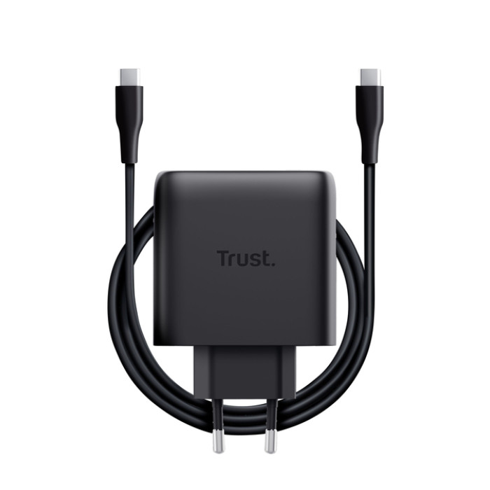 Oplader Trust Maxo 65W USB-C GAN zwart