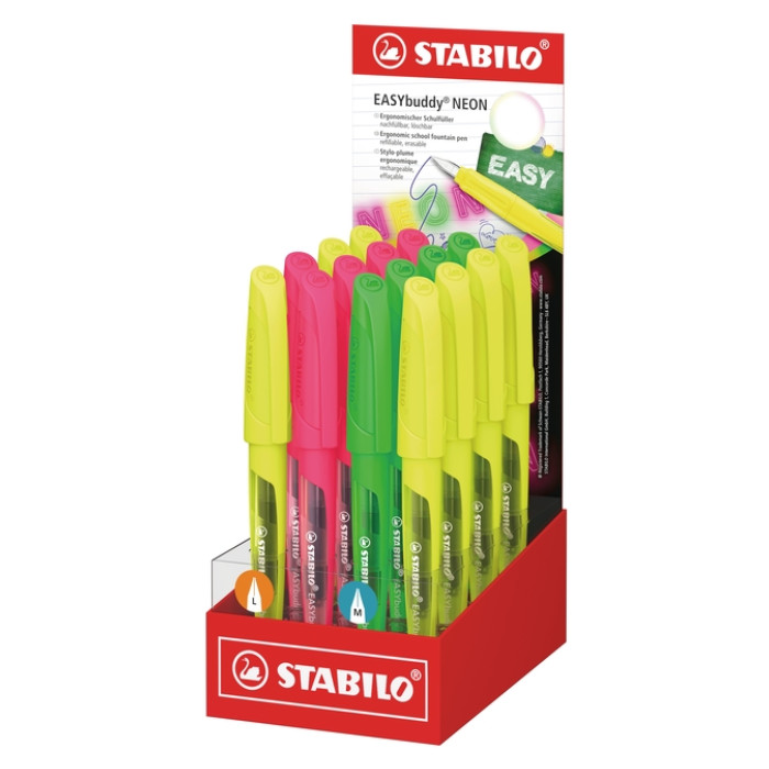 Vulpen STABILO Easybuddy large en medium neon assorti