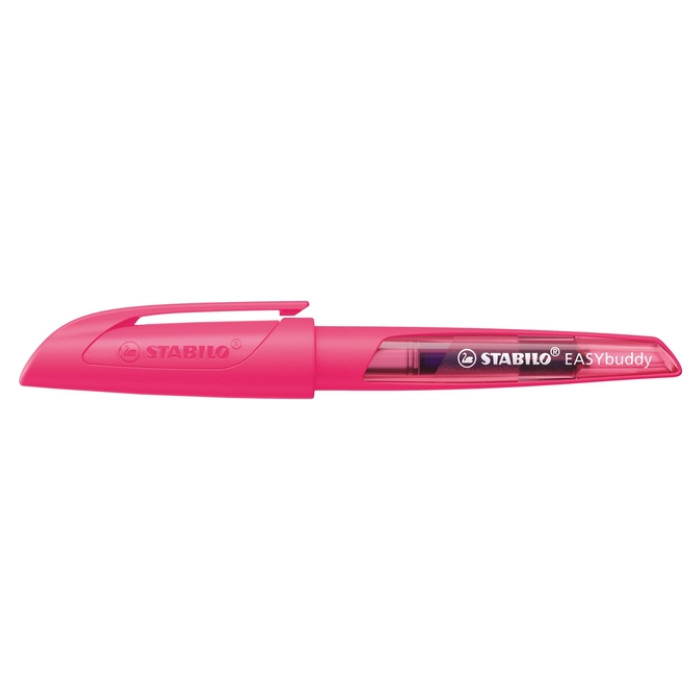 Vulpen STABILO Easybuddy medium neon roze blister à 1 stuk