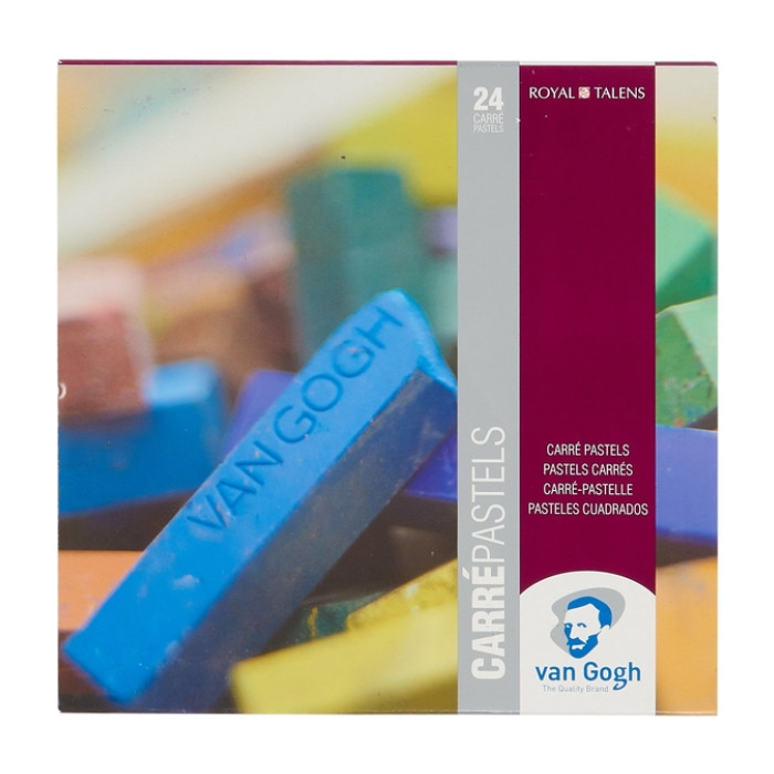 Pastelkrijt Talens Van Gogh Carré basisset à 24 kleuren