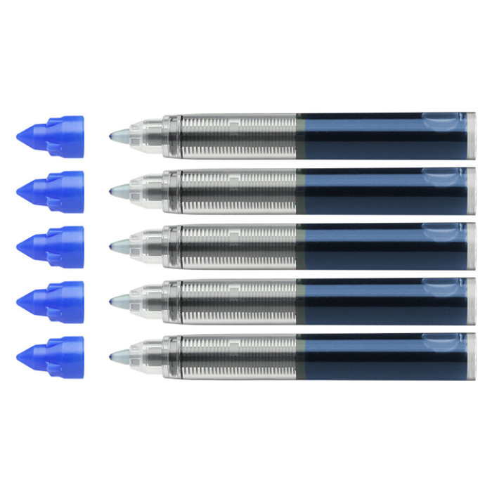 Rollerpenvulling Schneider 852 medium blauw 5 stuks