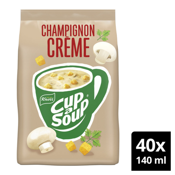 Cup-a-Soup Knorr machinezak champignon crème 140ml