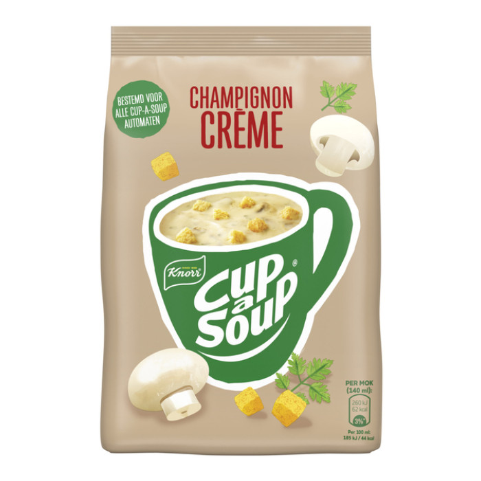 Cup-a-Soup Knorr machinezak champignon crème 140ml