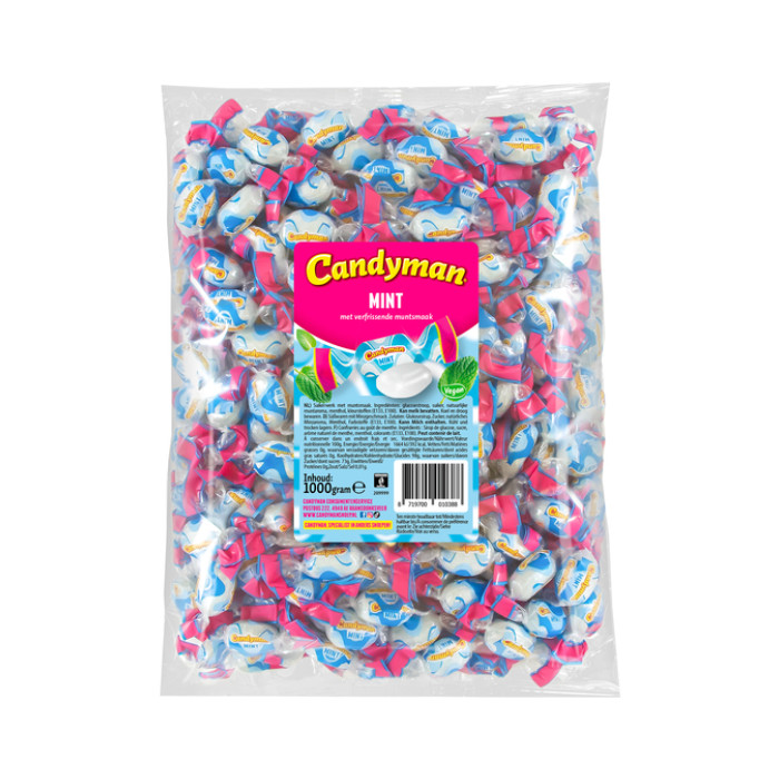 Zuurtje Candyman mintsmaak zak 1 kilogram