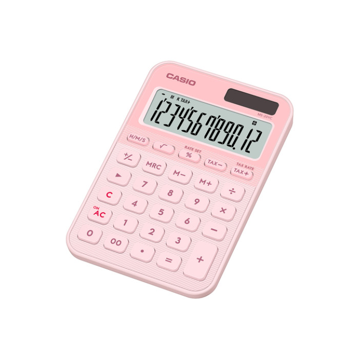 Rekenmachine Casio MS-20YC-LP roze