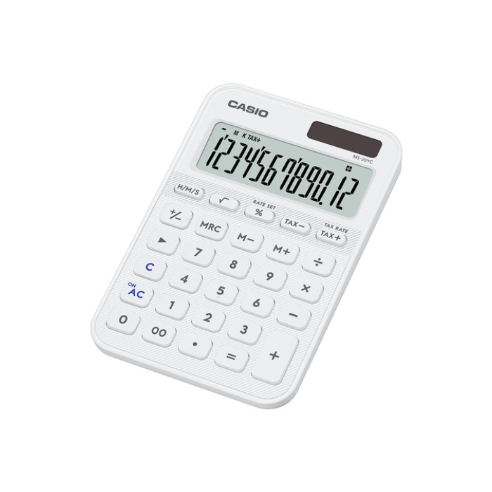 Rekenmachine Casio MS-20YC-WE wit