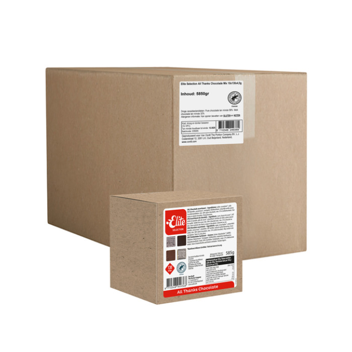 Chocolade Elite selection all thanks mix doos 130 stuks