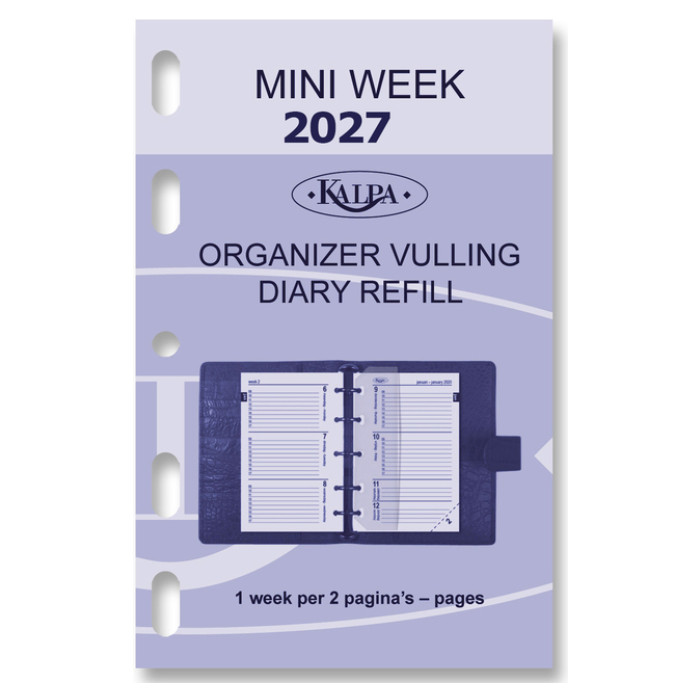 Agendavulling 2027 Kalpa Mini 7dagen/2pagina's