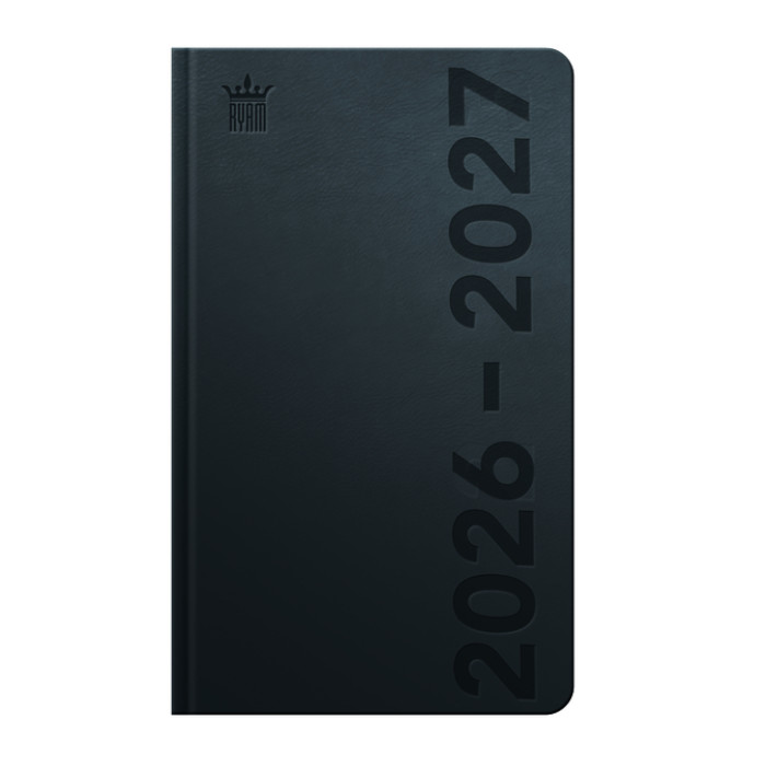 Schoolagenda 2026-2027 Ryam Cursus DeLuxe 7dagen/2pagina's zwart