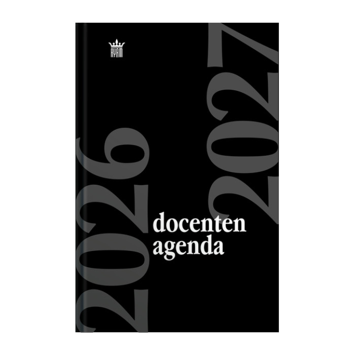 Schoolagenda 2026-2027 Ryam docenten 7dagen/2pagina's zwart