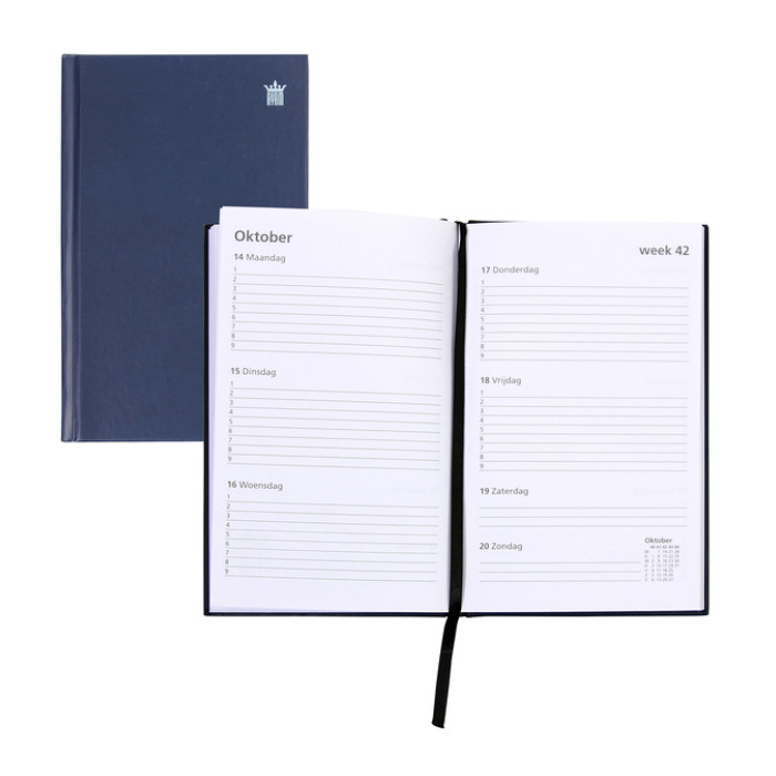 Schoolagenda 2026-2027 Ryam Studie Uni 7dagen/2pagina's donkerblauw