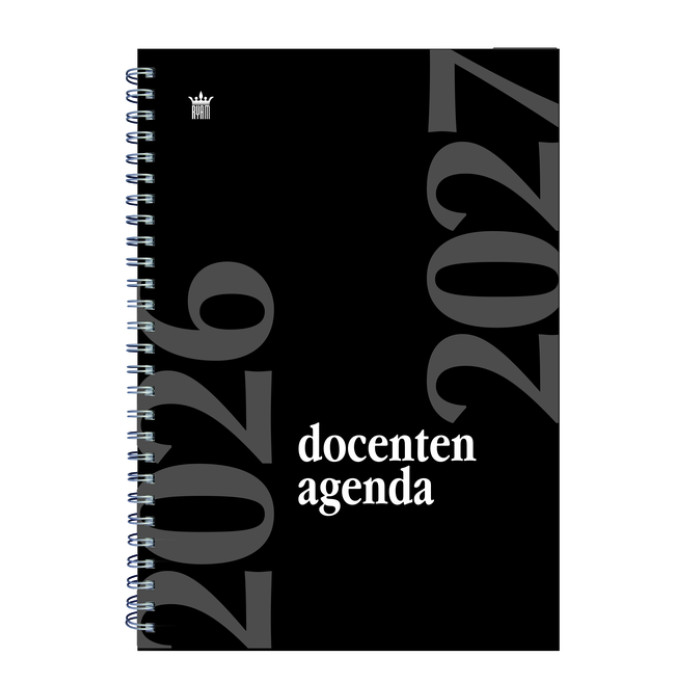 Schoolagenda 2026-2027 Ryam docenten 7dagen/2pagina's spiraal zwart