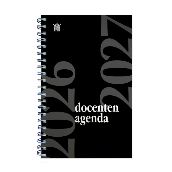 Schoolagenda 2026-2027 Ryam docenten 7dagen/2pagina's spiraal zwart