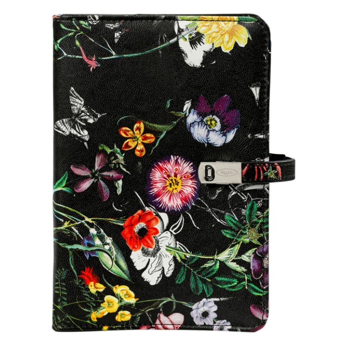 Organizer Kalpa Personal inclusief agenda 2026-2027 7dagen/2pagina's bloemenzee zwart