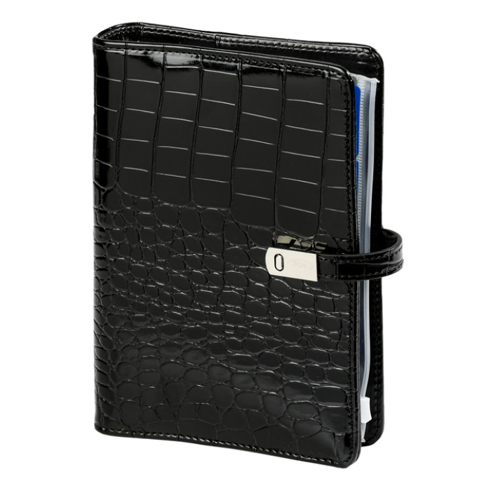 Organizer Kalpa Personal inclusief agenda 2026-2027 7dagen/2pagina's croco zwart