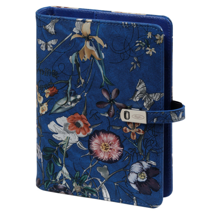 Organizer Kalpa Personal inclusief agenda 2026/27 7dagen/2pagina's bloemenzee blauw