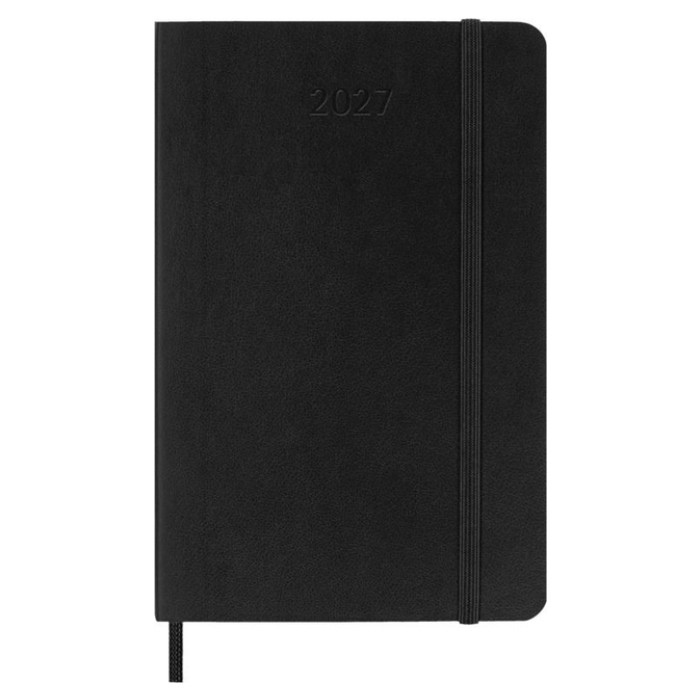 Agenda 2027 Moleskine 12M Planner Weekly 7dagen/1pagina pocket sc black