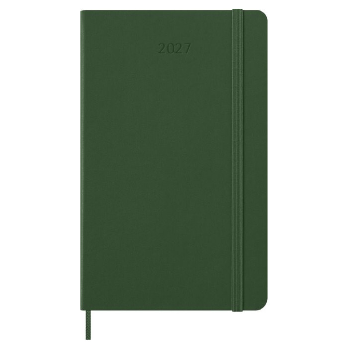 Agenda 2027 Moleskine 12M Planner Weekly 7dagen/1pagina large hc myrtle green