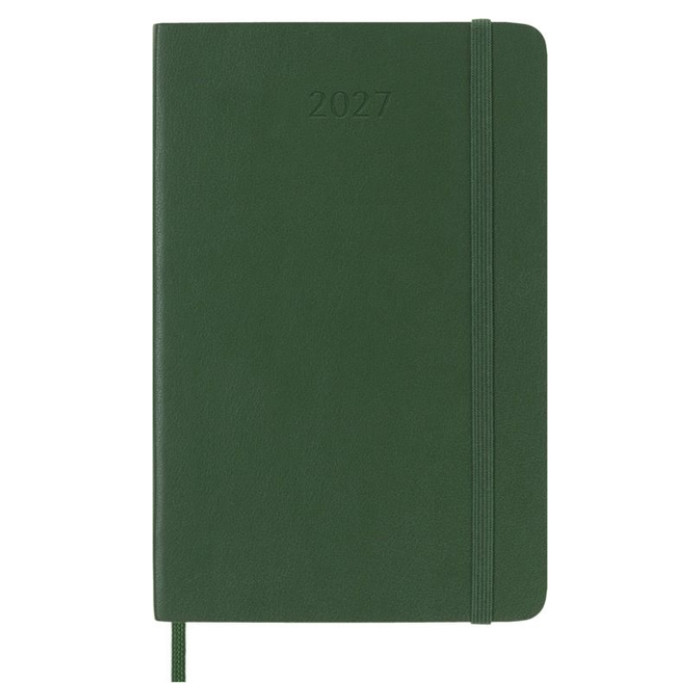 Agenda 2027 Moleskine 12M Planner Weekly 7dagen/1pagina pocket sc myrtle green