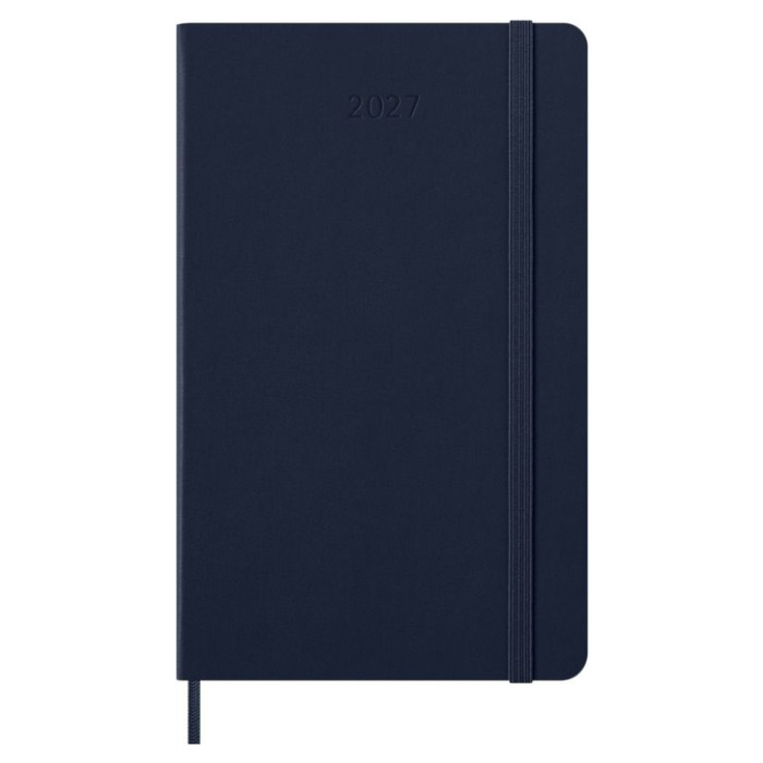 Agenda 2027 Moleskine 12M Planner Weekly 7dagen/1pagina large hc sapphire blue