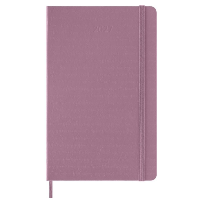 Agenda 2027 Moleskine 12M Planner Daily 1dag/1pagina large hc majestic pink