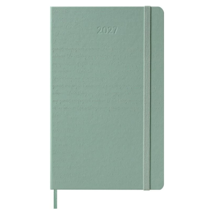 Agenda 2027 Moleskine 12M Planner Weekly 7dagen/1pagina large hc sage green