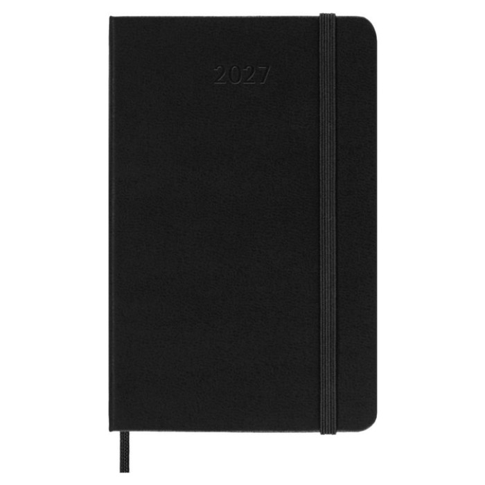 Agenda 2027 Moleskine 12M Planner Weekly 7dagen/2pagina's pocket hc black