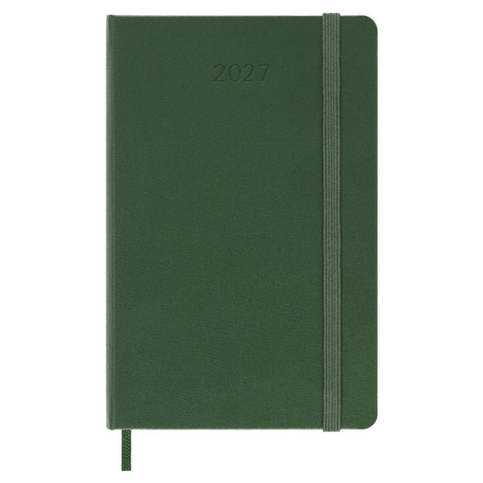 Agenda 2027 Moleskine 12M Planner Weekly 7dagen/1pagina pocket hc myrtle green
