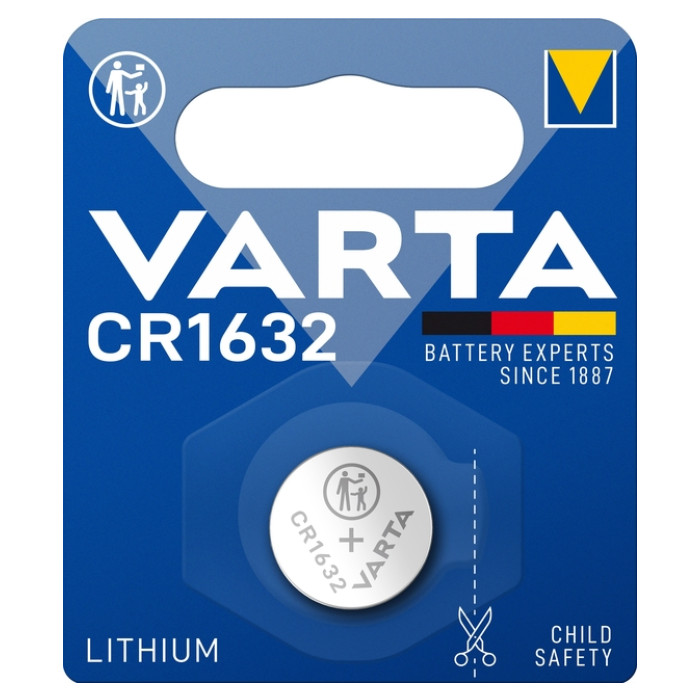 Batterij VARTA knoopcel 1x CR1632 lithium