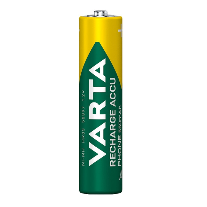 Batterij VARTA oplaadbaar Accu Phone 2x AAA 550mAh