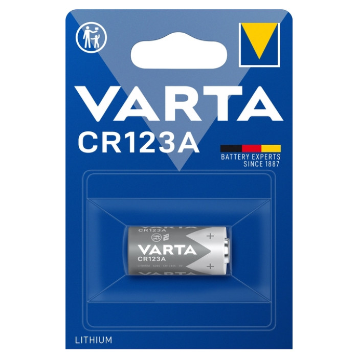 Batterij VARTA Cylindrical 1x CR123A lithium