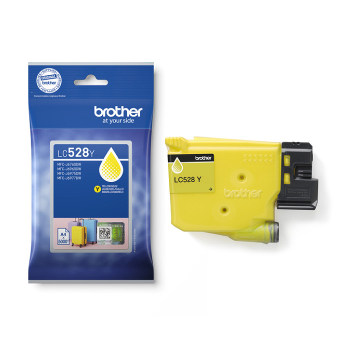 Inktcartridge Brother LC-528Y geel