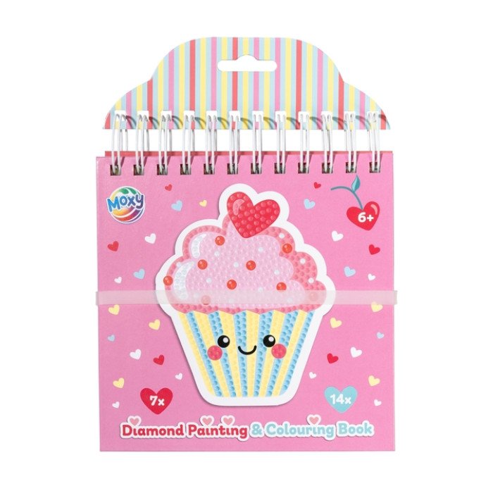 Kleurboek Moxy Diamondpainting 16x16cm