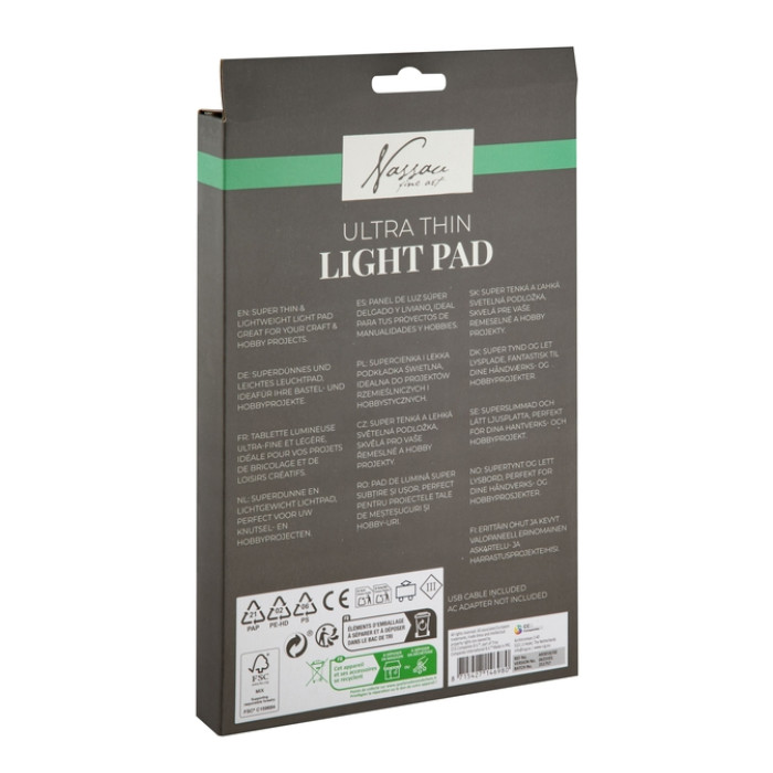 Lichtbord Nassau  Art Sensations led A5 23X15cm