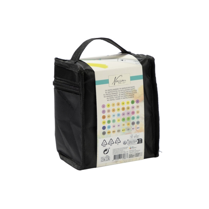 Pastelmarkers Nassau set à 48 kleuren