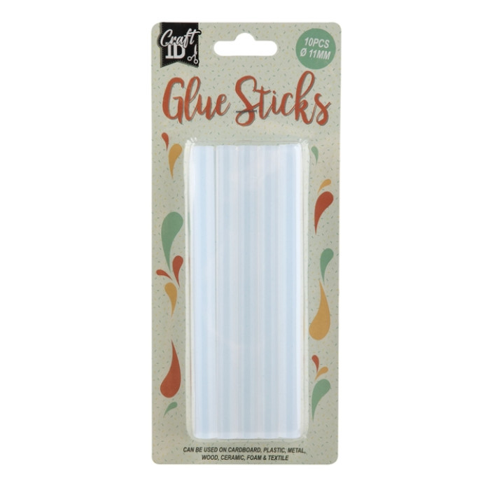 Lijmpatroon Craft ID 15x1,1cm 10 stuks transparant