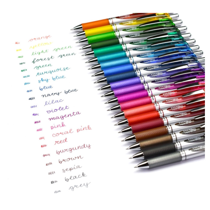 Gelschrijver Pentel BL77 Energel medium lila