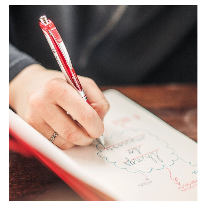 Gelschrijver Pentel BL77 Energel medium magenta