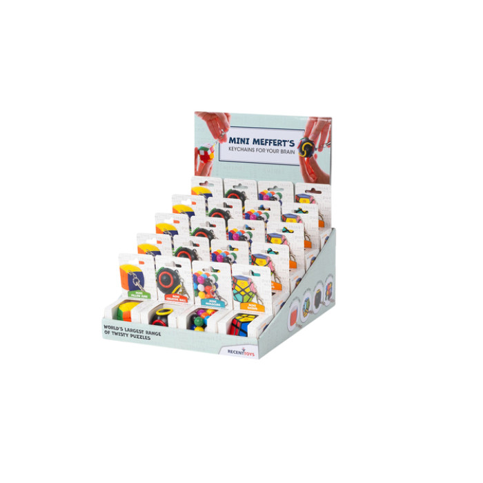 Meffert mini keychain display 20 stuks