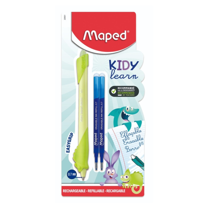 Oefenpen Maped Kidy Learn Magic uitwisbaar met 2 vullingen assorti