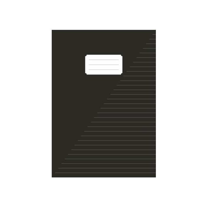 Schrift Kangaro A4 lijn 160 pagina's 60gr zwart pak à 5 stuks