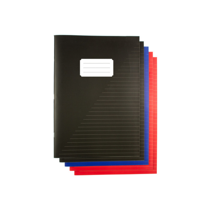 Schrift Kangaro A4 lijn 160 pagina's  60gr assorti pak à 5 stuks