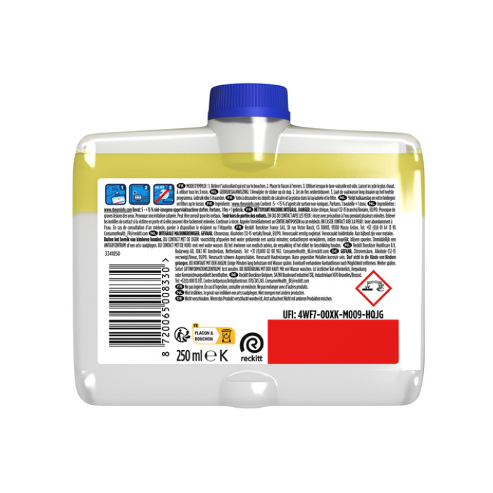 Vaatwasmachine reiniger Finish citroen 250ml
