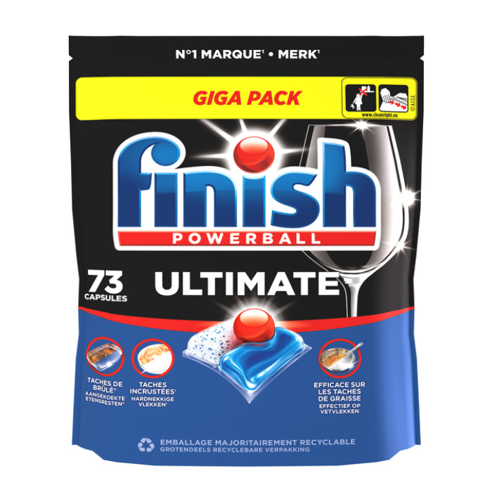 Vaatwastabletten Finish Ultimate Regular 73 stuks