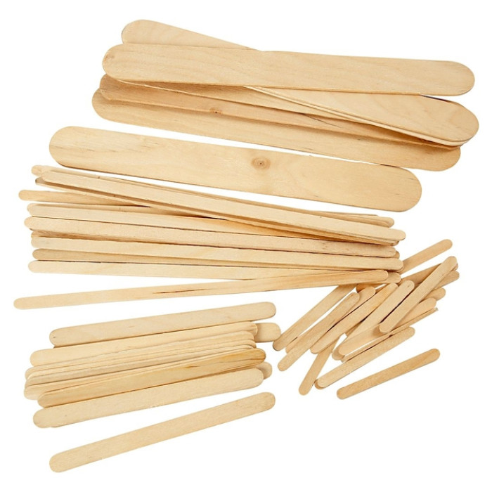 Ijslollystokjes Creativ Company hout set à 4250 stuks