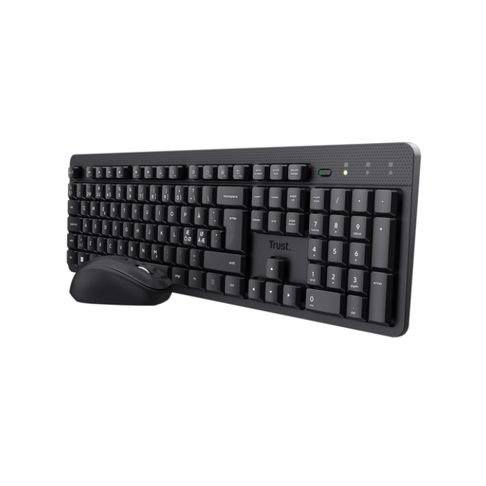 Toetsenbord en muis Trust TKM-360 draadloos zwart