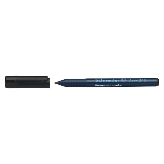 Permanent marker Schneider Maxx 240 rond 1-2mm zwart